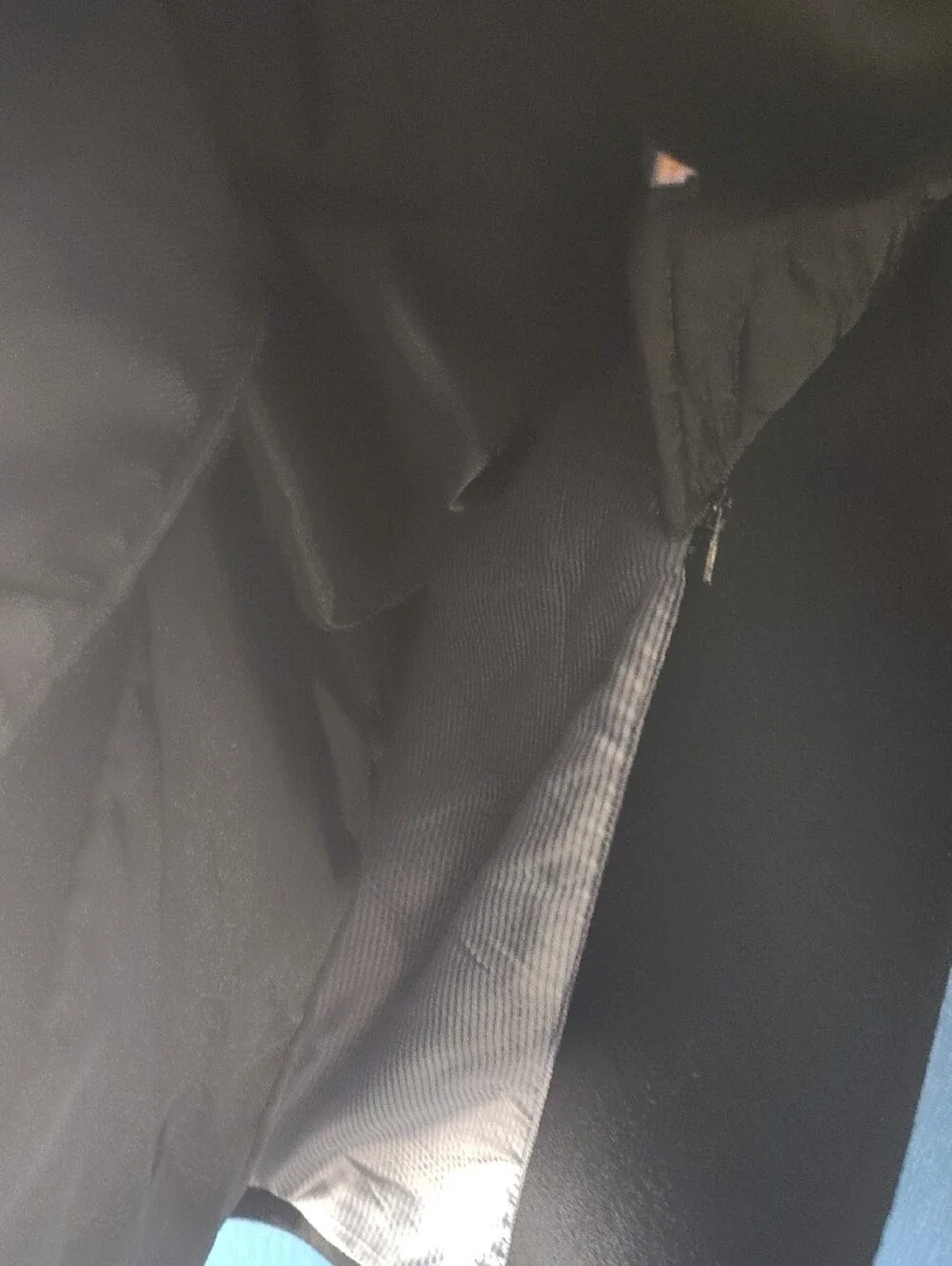 Banana Republic Men's Black Wool-Blend Sport Coat with Quilted Zip-In Liner